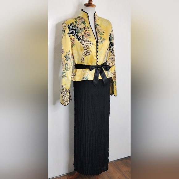 JS COLLECTIONS ASIAN SILK JACKET - Picture 8 of 12
